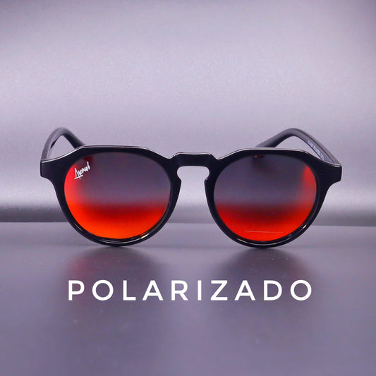 Pack Lente Danna Red Polarizado + Gorro Invierno Gris Oscuro