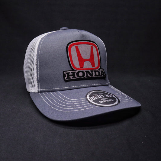 Jockey Honda Gris-Blanco