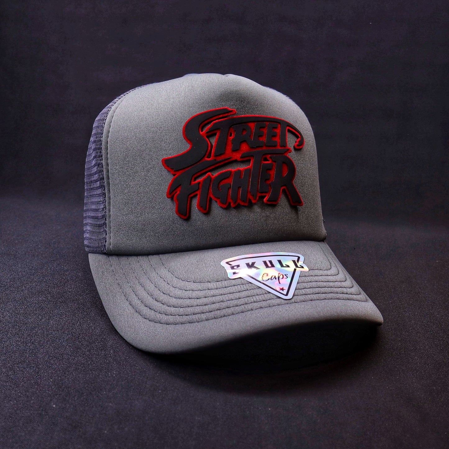 Pack Jockey StreetFighter Gris + Lente Furias Red Polarizado
