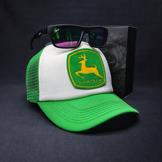 Pack Jockey Blanco-Verde + Lente Furias Green Polarizado