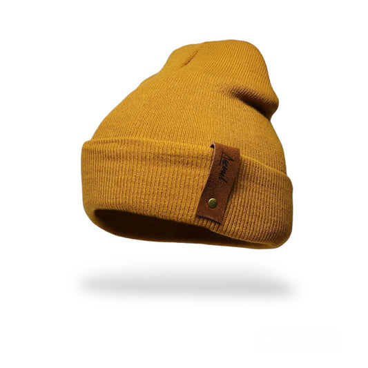 Pack Gorro Invierno Morrigan Mostaza + Lente KuxClub Black Polarizado