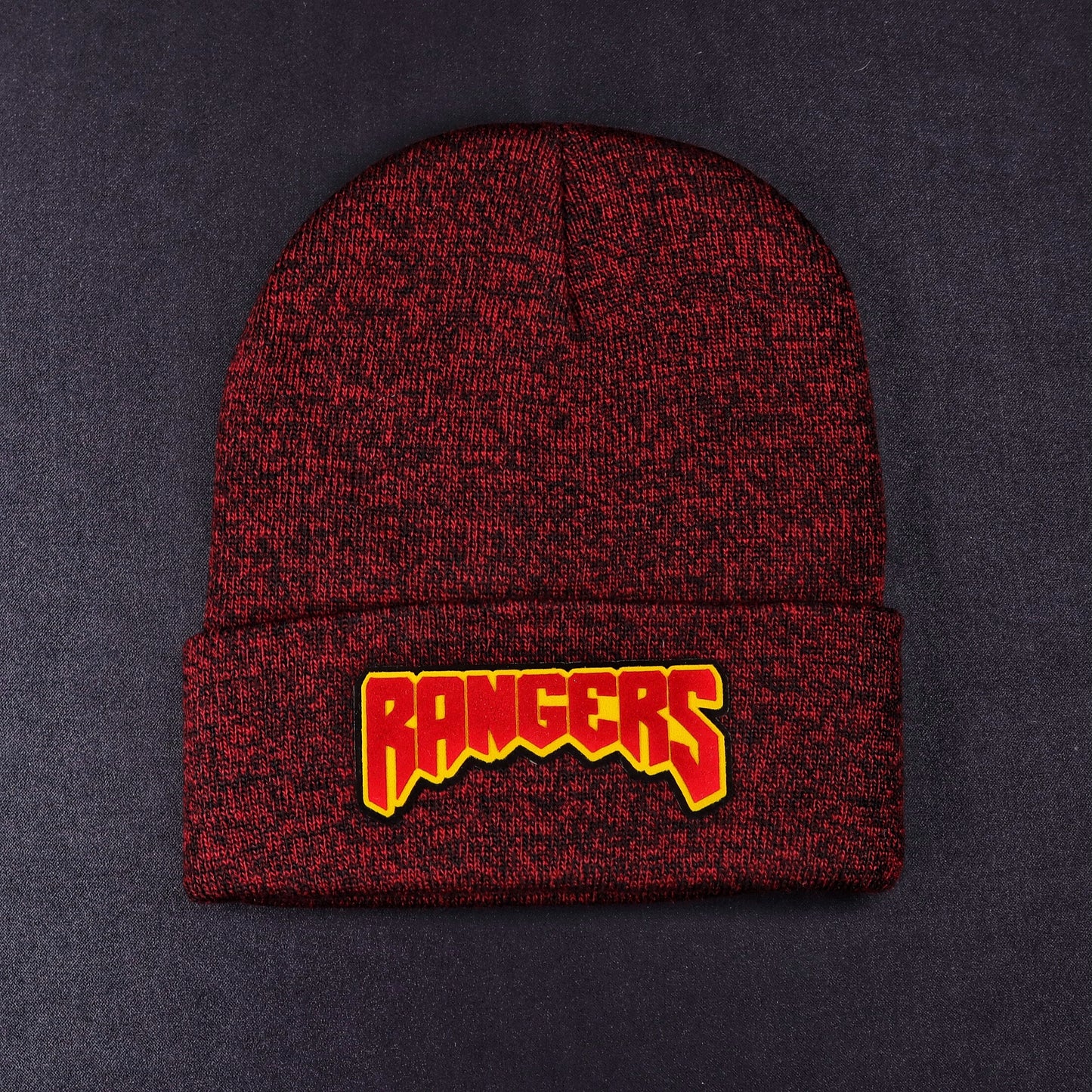 Gorro de Invierno Rangers Rojo Jaspeado