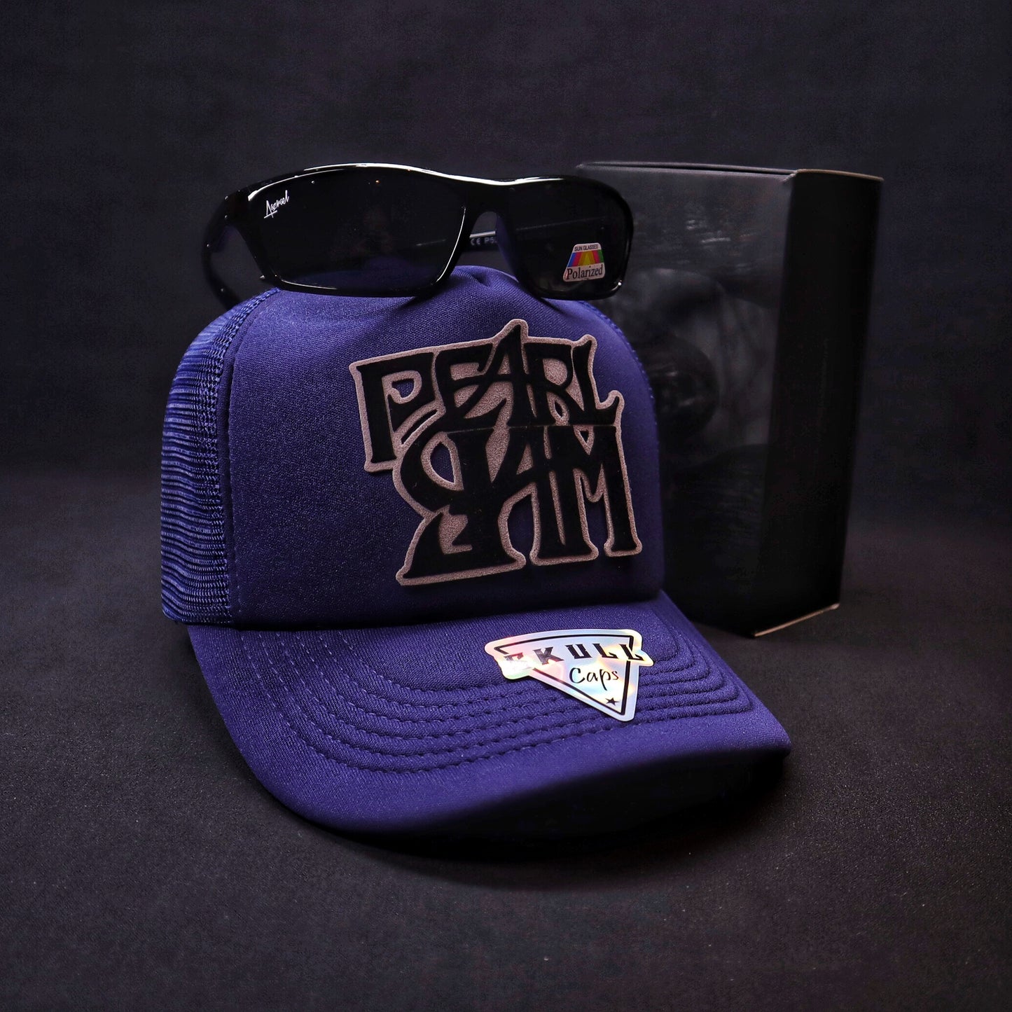 Pack Jockey Pearl Jam Azul + Lente Focalor Black Polarizado
