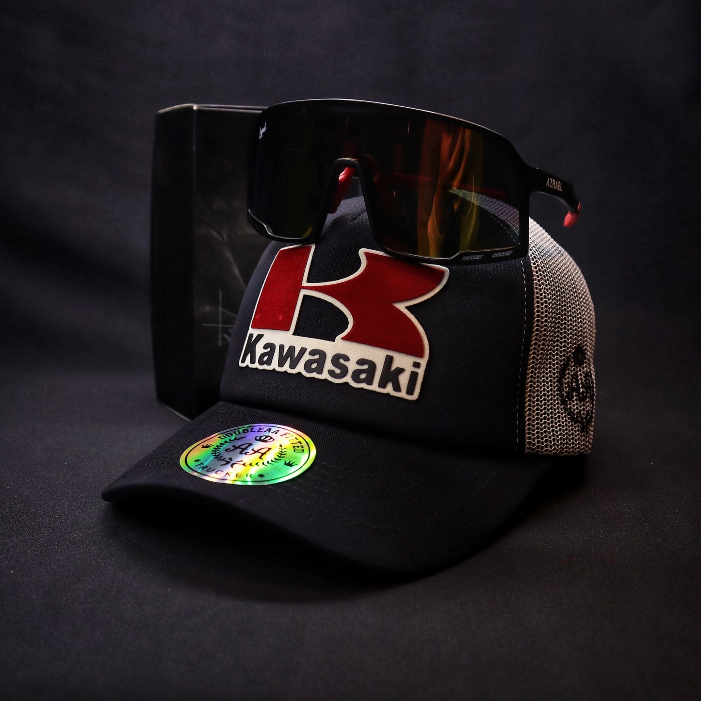 Pack Jockey Kawasaki + Lente Kronos Red