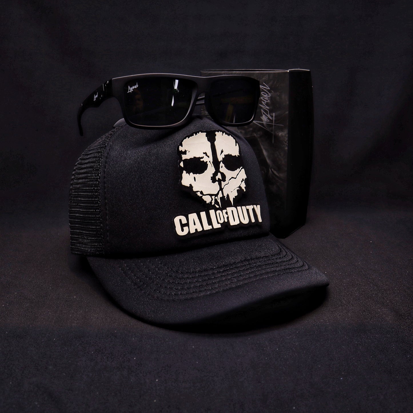 Pack Jockey Call Of Duty Negro + Lente Furias Black Polarizado