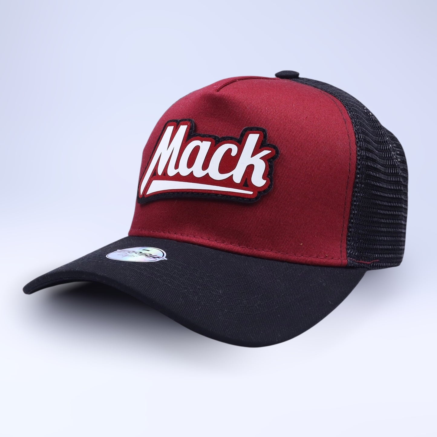 Jockey Mack Letras Burdeo-Negro
