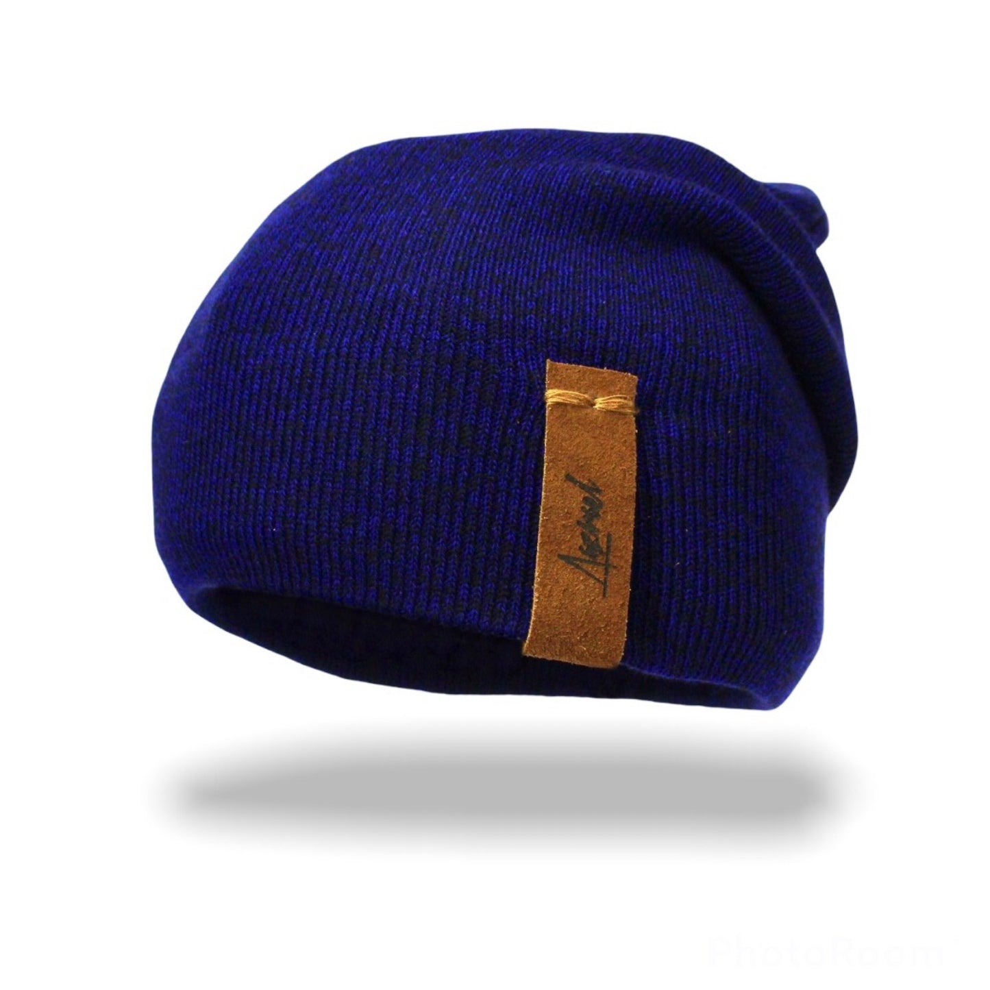 Gorro de Invierno Azul Jaspeado