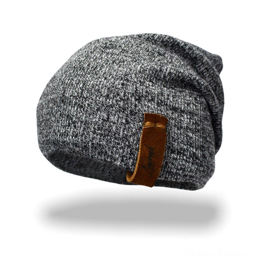 Pack | 2 Gorros de Invierno Gris Claro y Burdeo Jaspeado