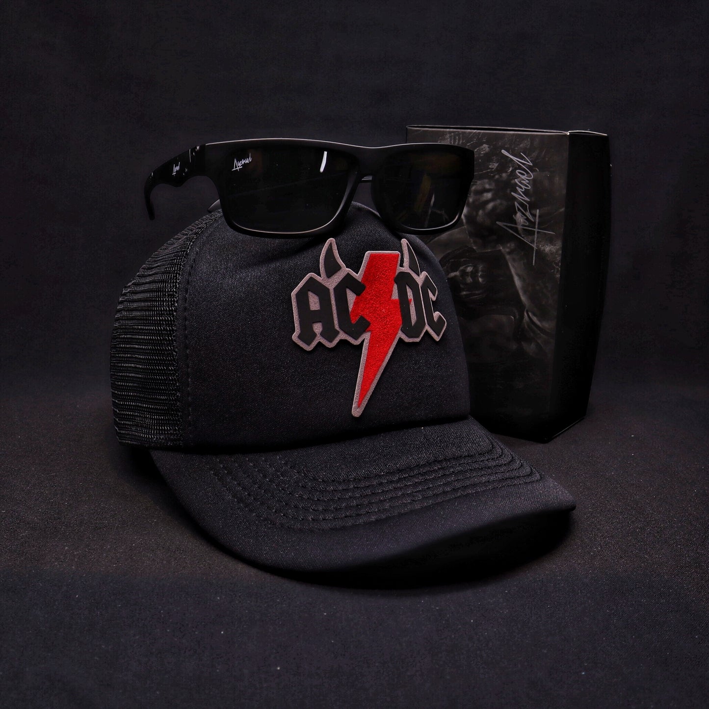 Pack Jockey Ac/Dc Negro + Lente Furias Black Polarizado