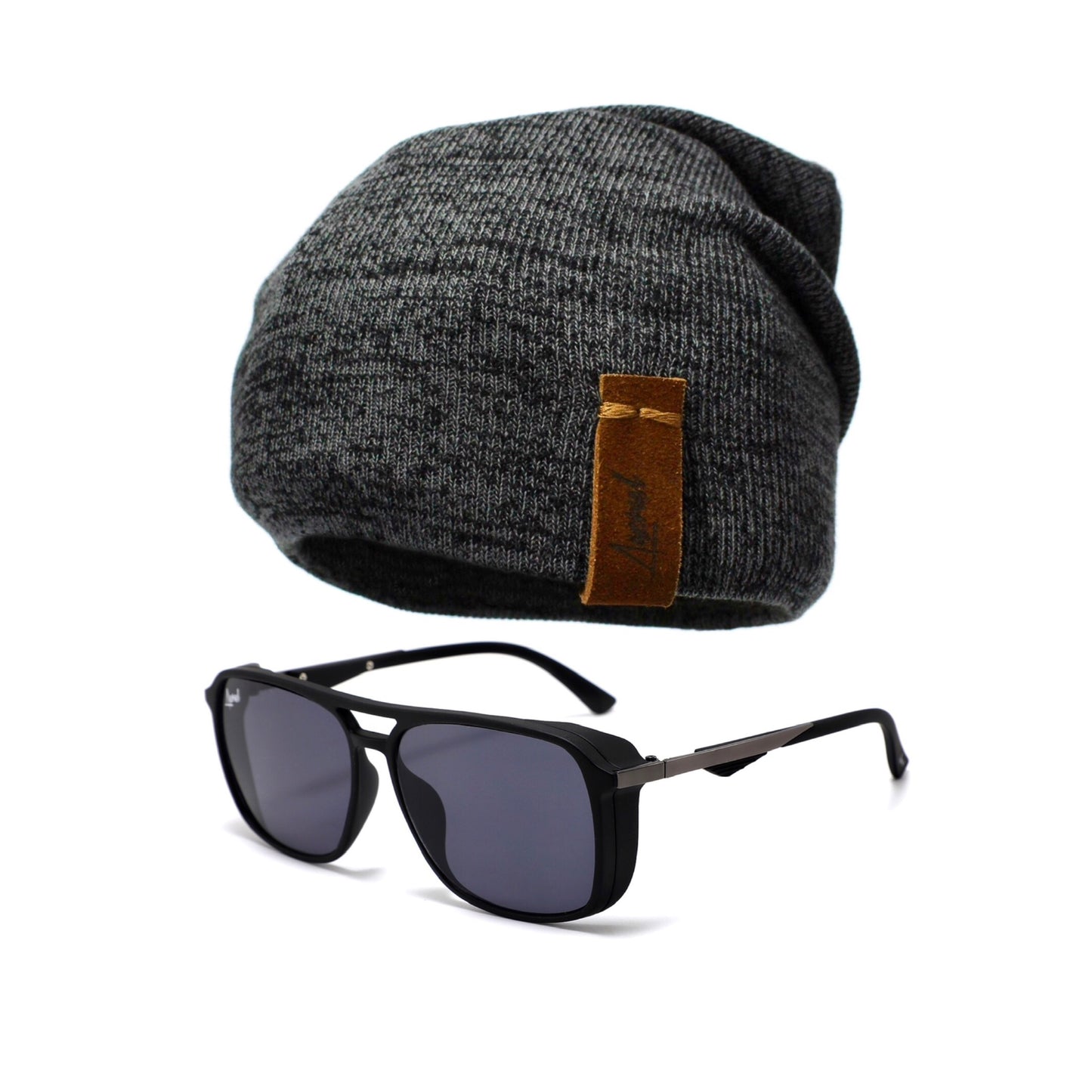 Pack Lente Levitar Black + Gorro Invierno Gris Oscuro
