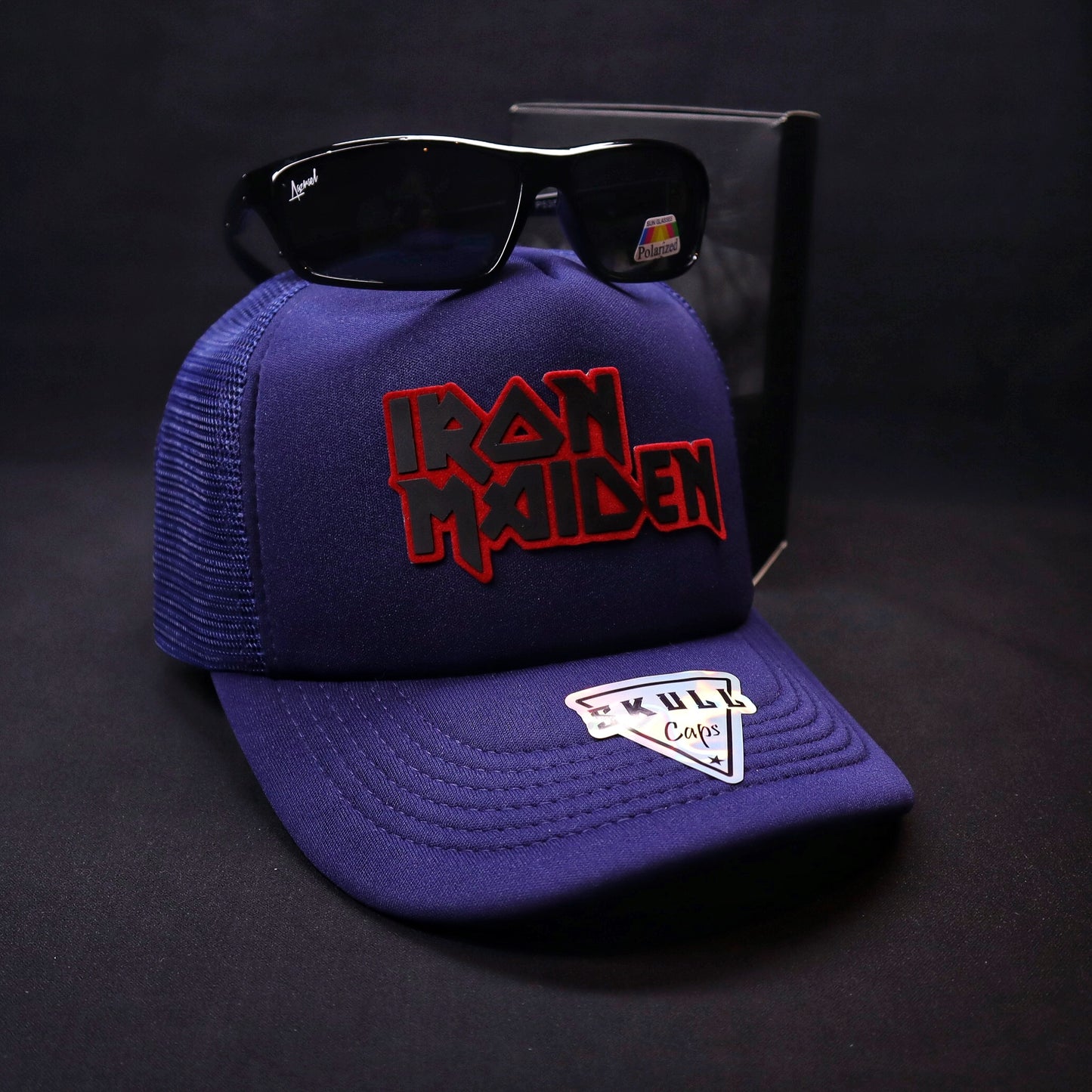Pack Jockey Iron Maiden Azul + Lente Focalor Black Polarizado