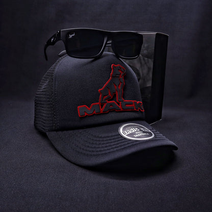 Pack | Jockey Mack Negro + Lente Furias Black Polarizado + Bandana