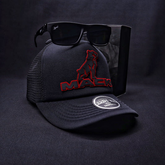 Pack | Jockey Mack Negro + Lente Furias Black Polarizado + Bandana