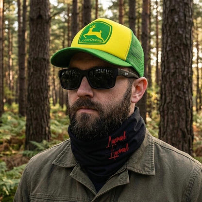 Pack | Jockey JD Amarillo-Verde + Lente Furias Black Polarizado + Bandana de Regalo
