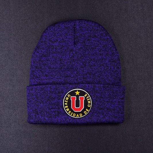 Gorro de Invierno U. De Chile Azul Jaspeado