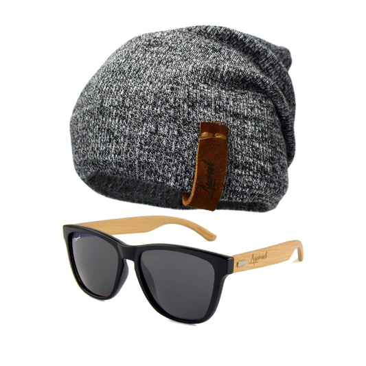 Pack Lente Vikernes bambú + Gorro de Invierno Gris Claro