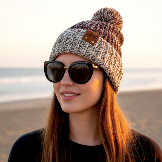 Pack Lente Azrael Norna Cat Print + Beanie Satuno Beige-Café
