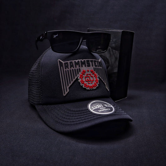 Pack | Jockey Rammstein Negro + Lente Furias Black Polarizado + Bandana