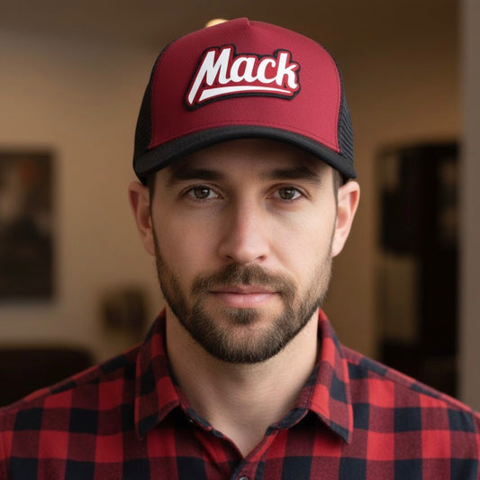 Jockey Mack Letras Burdeo-Negro