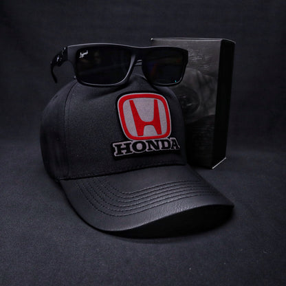 Pack Jockey Honda Negro + Lente Furias Black Polarizado