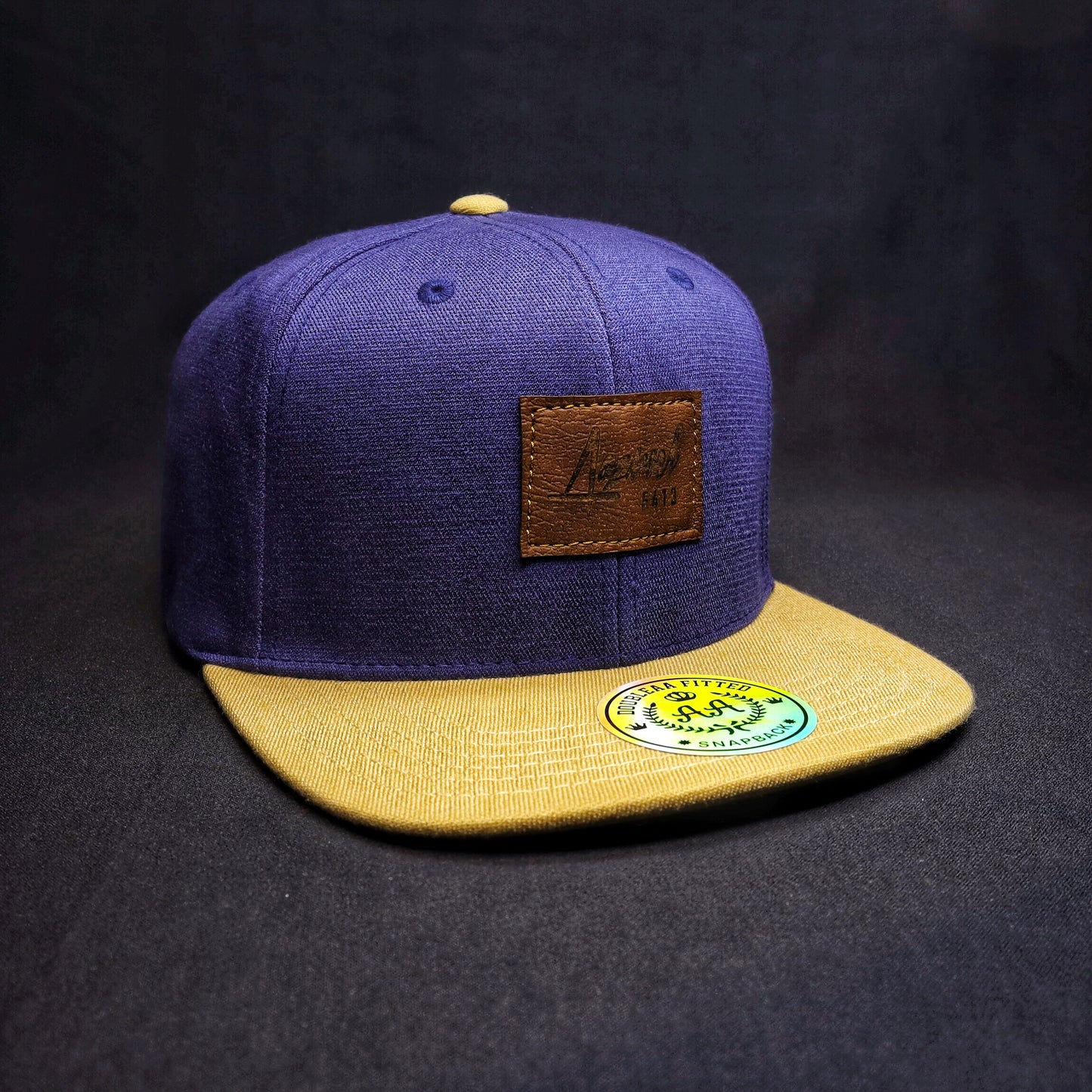 Pack Snapback Azul-Amarillo + Lente de Sol Bambú
