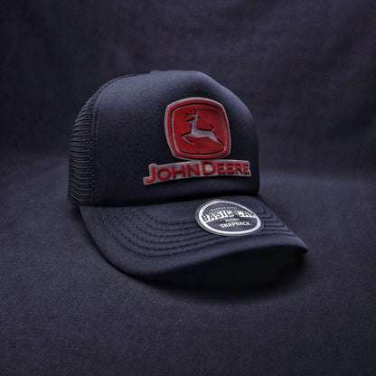 Pack | Jockey JD Negro + Beanie Gris Oscuro Jaspeado