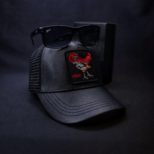 Pack Jockey Goorin Cock + Lente F413 Black