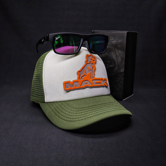 Pack Jockey Mack Blanco-Verde + Lente Furias Green Polarizado