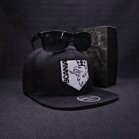 Pack Snapback Scania Negro + Lente F413 Black