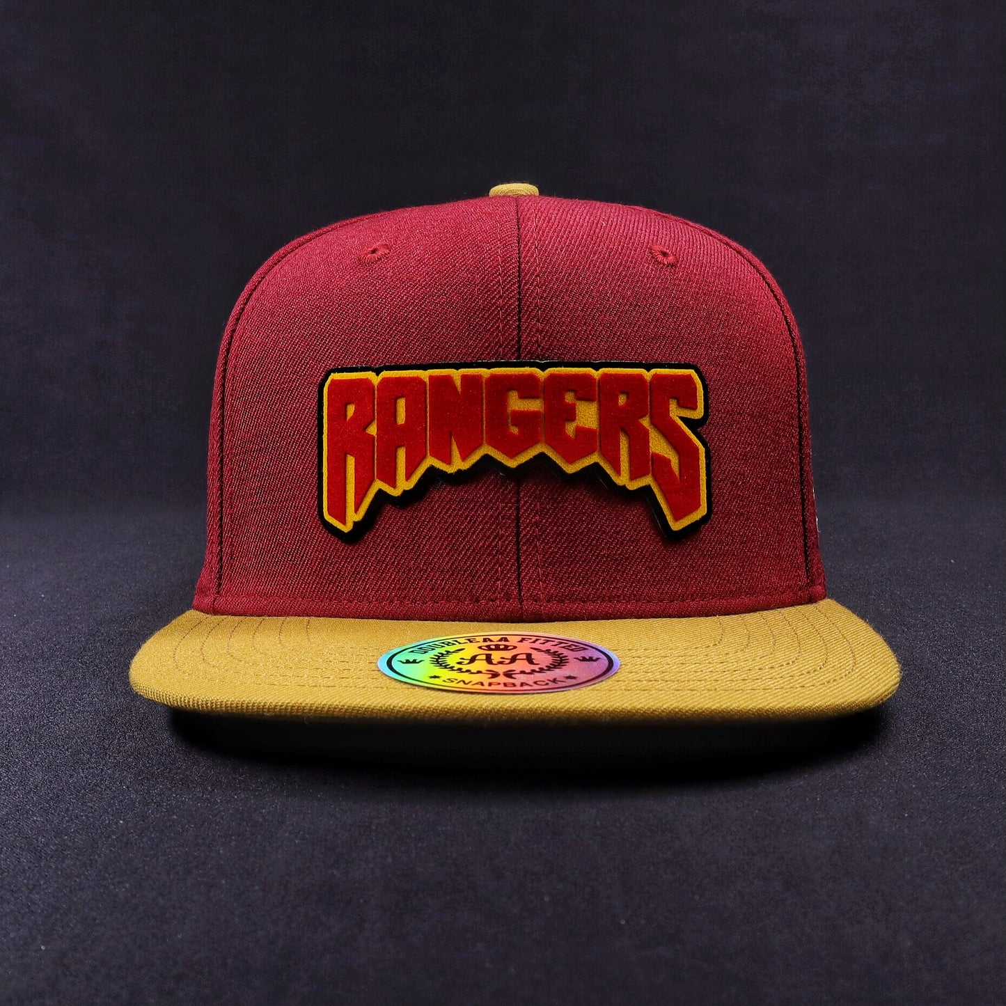 Snapback Rangers Burdeo-Amarillo