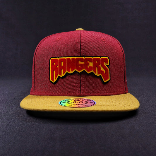 Snapback Rangers Burdeo-Amarillo