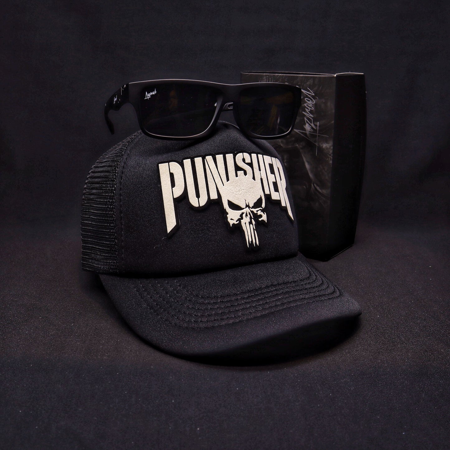 Pack Jockey The Punisher Negro + Lente Furias Black Polarizado
