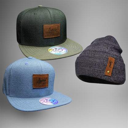 Pack | 2 Snapback Azrael + 1 Gorrito de Invierno