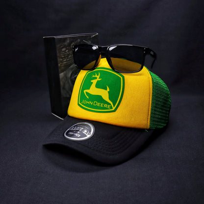 Pack | Jockey JD Amarillo-Negro-Verde + Lente F413 Holbrook Black