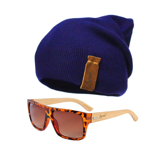 Pack Lente Saturno Print + Gorro Invierno Azul