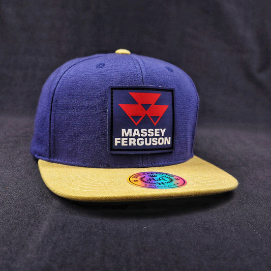 Snapback Massey Ferguson Azul-Amarillo