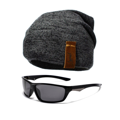 Pack Gorro Invierno + Lente Jupiter Black Polarizado