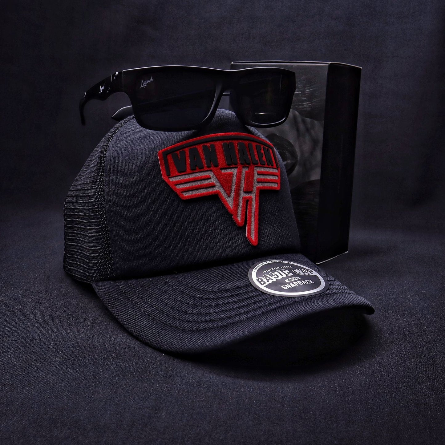 Pack | Jockey Van Halen Negro + Lente Furias Black Polarizado + Bandana