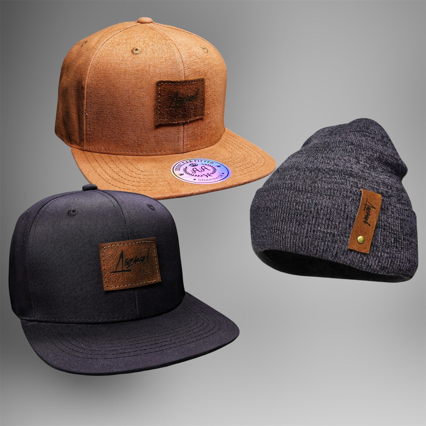 Pack | 2 Snapback Azrael + 1 Gorro de Invierno