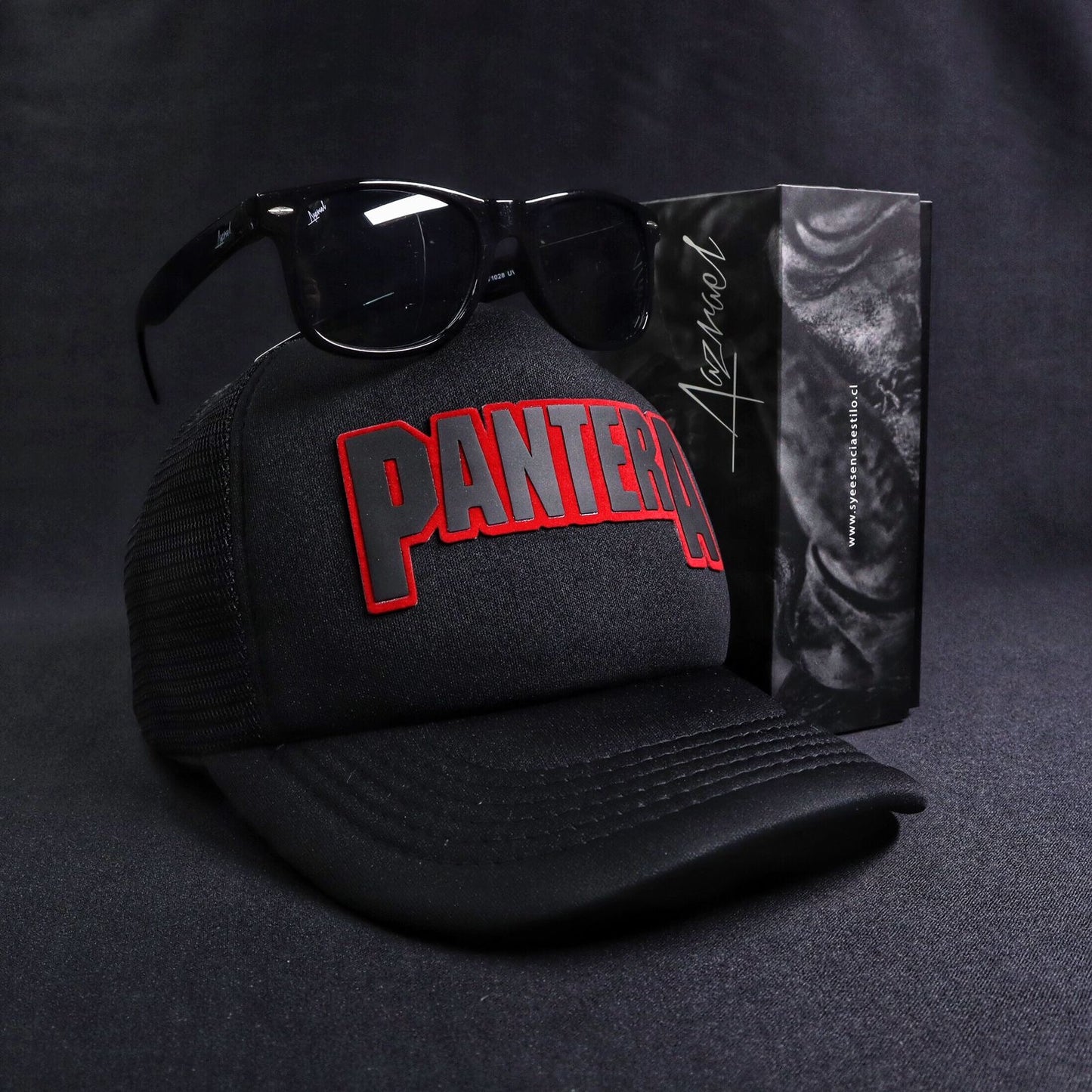 Pack | Jockey Pantera Negro + Lente Wayfarer Polarizado + Bandana de Regalo