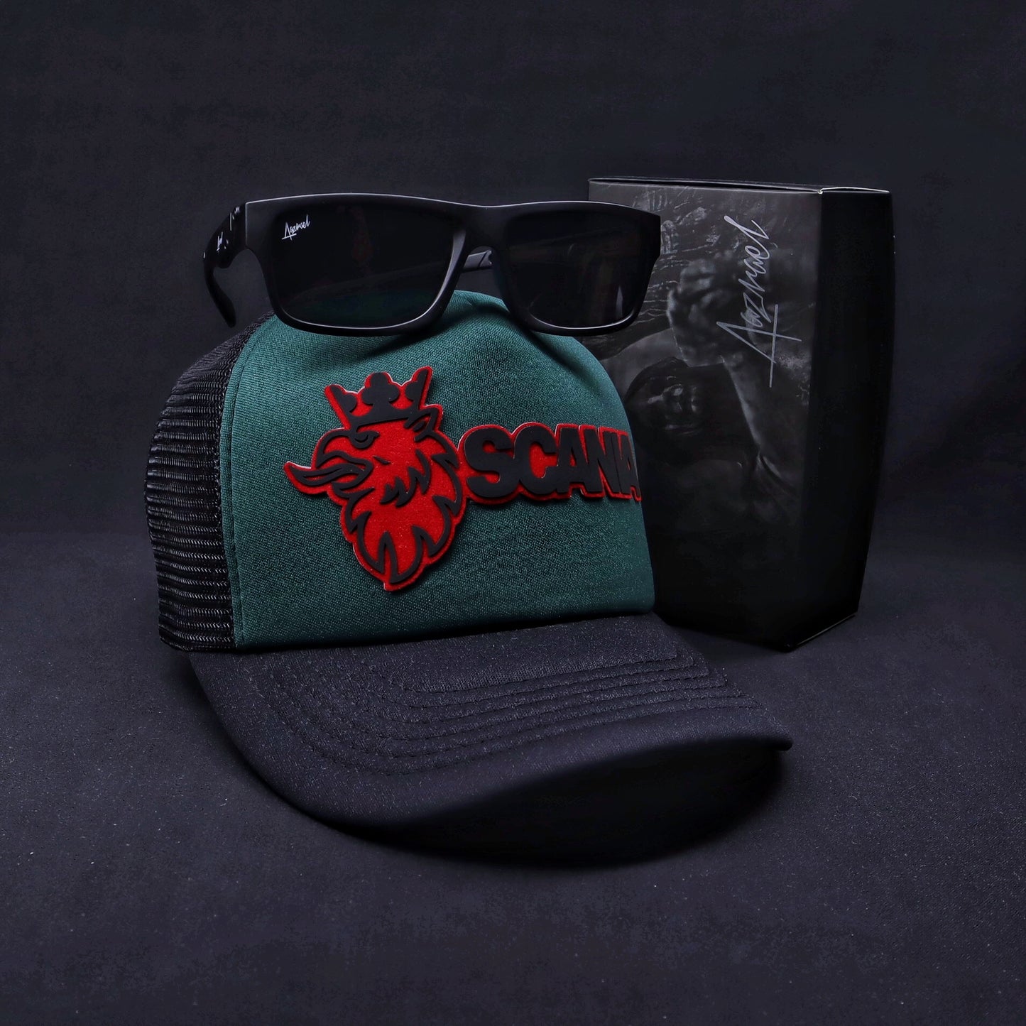 Pack Jockey Scania Verde - Negro + Lente Furias Black Polarizado