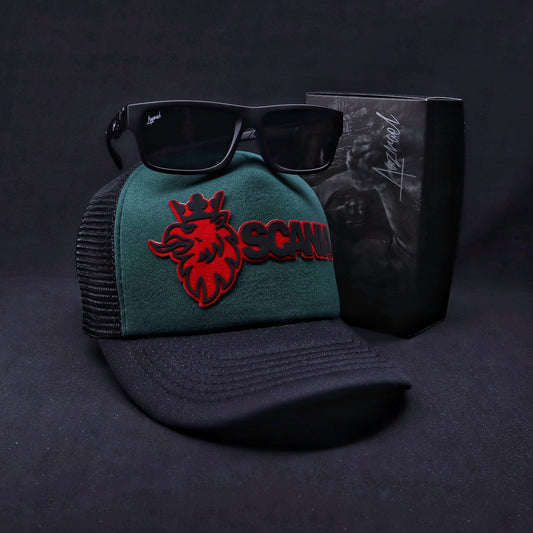 Pack Jockey Scania Verde - Negro + Lente Furias Black Polarizado