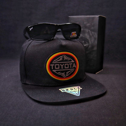 Pack Snapback Toyota Negro + Lente Focalor Black Polarizado