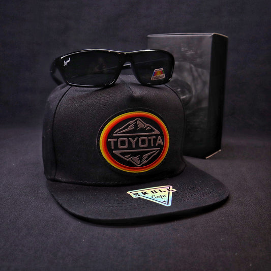 Pack Snapback Toyota Negro + Lente Focalor Black Polarizado