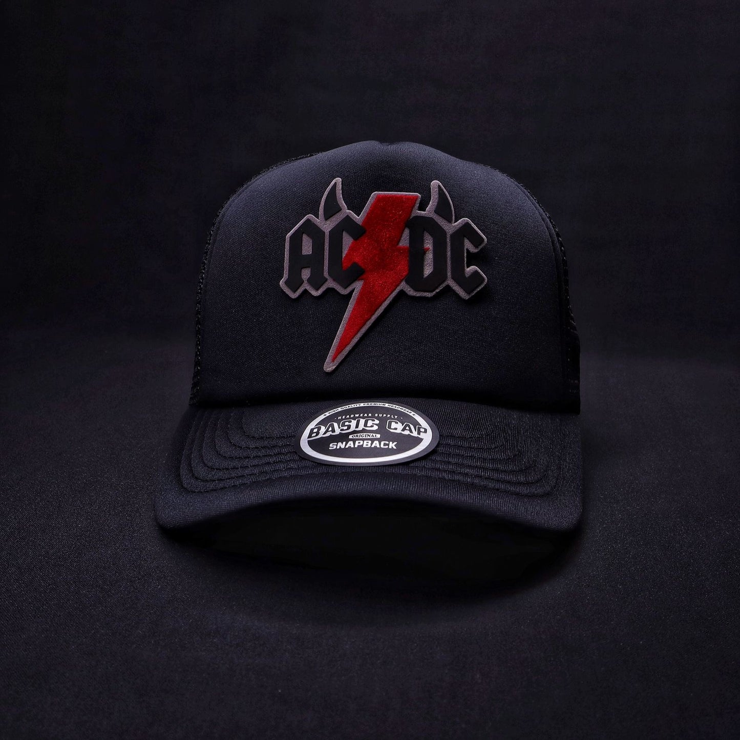 Pack | Jockey Ac/Dc Negro + Lente Furias Black Polarizado + Bandana