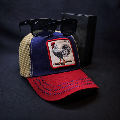 Pack Jockey Goorin Cock + Lente F413 Black