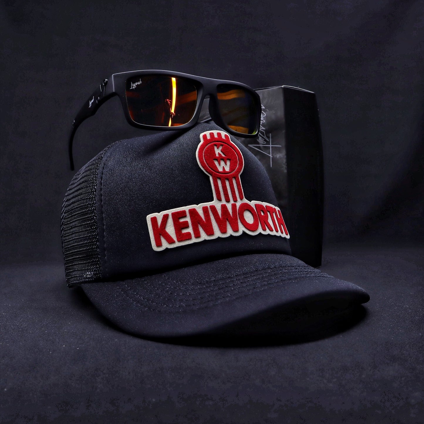 Pack Jockey Kenworth Negro + Lente Furias Red Polarizado