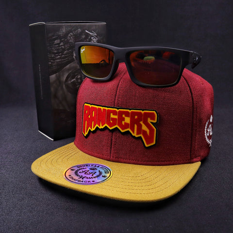 Pack Snapback Rangers + Lente Furias Red Polarizado