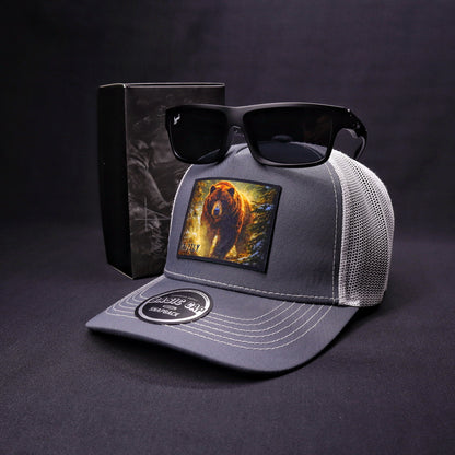 Pack | Jockey Grizzly Gris-Blanco + Lente Furias Black Polarizado