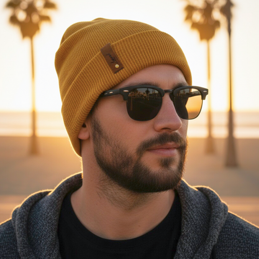 Pack Lente KluCub Black Polarizado + Beanie Morrigan Mostaza